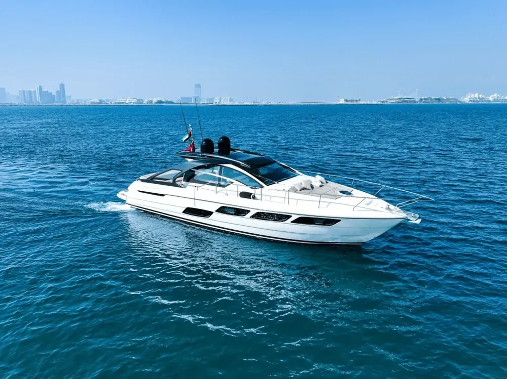 Yacht Pershing 5X White - SeaLux Dubai